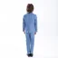 Sky Blue Long Sleeve 6-piece Plaid Boys Wedding Suits 2025 Wedding Body Jewellery Coat Pants Shirt Tie Vest