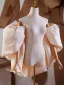 Chic / Beautiful Champagne Handmade  Puffy Short Sleeve Prom Shawls 2025