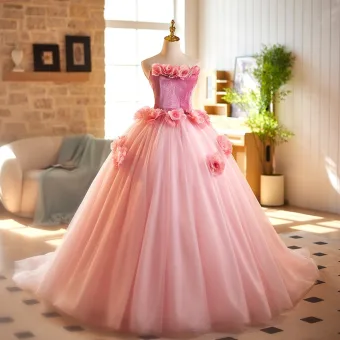 Mooie Prachtige Blozen Roze Appliques Galajurken 2025 Baljurk Strapless Mouwloos Ruglooze Lange Gala Gelegenheid Jurken