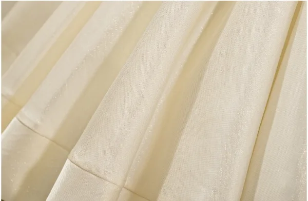 Elegant Ivory Rhinestone Appliques Wedding Flower Girl Dresses 2025 Ball Gown Scoop Neck Puffy Short Sleeve Floor-Length / Long Flower Girl Dresses