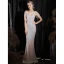 Sparkly Beige Sequins Evening Dresses 2022 Trumpet / Mermaid Scoop Neck Beading Tassel Sleeveless Backless Floor-Length / Long Evening Party Formal Dresses