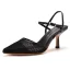 Modest / Simple White Casual Pierced Womens Sandals 2022 7 cm Stiletto Heels Pointed Toe Sandals High Heels