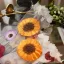 Inhabituel Blanche Fait main Fleur Mariage Tulle Gants Mariage 2026