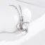 Modest / Simple Silver Rhinestone Sterling Silver Necklaces Accessories 2023