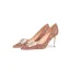 Bling Bling Rouge Paillettes Chaussure De Mariée 2026 Cuir 8 cm Talons Aiguilles À Bout Pointu Mariage Escarpins