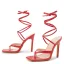 Fashion White Summer Cocktail Party Womens Sandals 2022 Ankle Strap 11 cm Stiletto Heels Open / Peep Toe Sandals High Heels