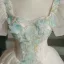 Élégant Blanche Perlage Paillettes Perle Robe De Bal 2026 Robe Boule Encolure Carrée Gonflée Manches Courtes Dos Nu Longue Robe De Ceremonie