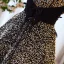 Bling Bling Noire Paillettes Robe De Bal 2023 Princesse De l'épaule Manches Courtes Dos Nu Noeud Longue Promo Robe De Ceremonie