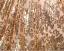 Sparkly Champagne Sequins Prom Dresses 2025 Ball Gown Ruffle Off-The-Shoulder Short Sleeve Backless Floor-Length / Long Formal Dresses