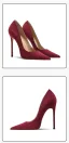 Mooie / Prachtige Bordeaux Avond Leer Pumps 2025 12 cm Naaldhakken / Stiletto Spitse Neus Pumps Hoge Hakken