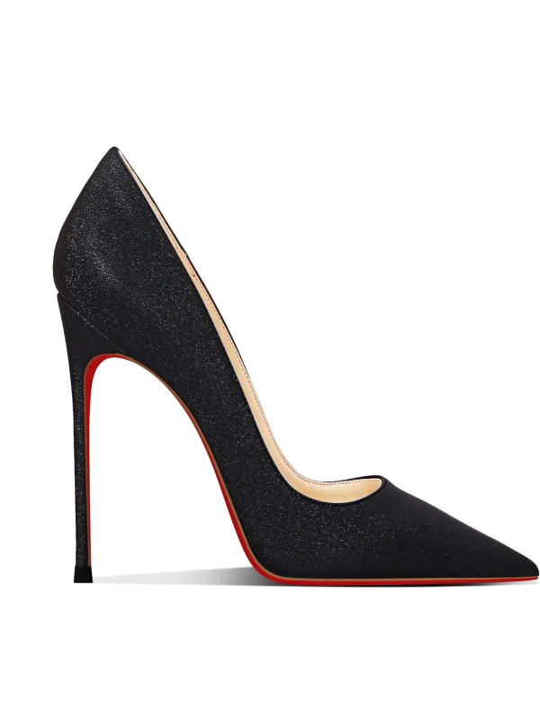 Chic / Beautiful Champagne Glitter Evening Party Pumps 2026 Leather 12 cm Stiletto Heels Pointed Toe Pumps High Heels