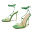 Sexy Brown Cocktail Party Womens Sandals 2022 Ankle Strap 11 cm Stiletto Heels Open / Peep Toe Sandals High Heels
