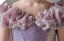 Chic / Beautiful Lavender Glitter Sequins Birthday Flower Girl Dresses 2023 Ball Gown Ruffle Off-The-Shoulder Short Sleeve Floor-Length / Long