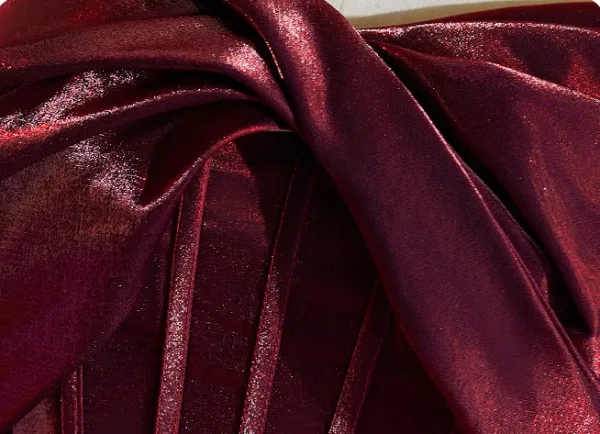 Elegant Burgundy Satin Prom Dresses 2024 Ball Gown Off-The-Shoulder Bow Sleeveless Backless Floor-Length / Long Prom Formal Dresses