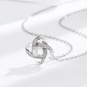 Modest Simple Silver Rhinestone Sterling Silver Necklaces Accessories 2023