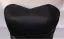 Style Audrey Hepburn Noire Satin Robe De Bal 2024 Trompette / Sirène Bustier Sans Manches Dos Nu Noeud Train De Balayage Promo Robe De Ceremonie