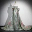 Fashion Multi-Colors Printing Prom Dresses 2024 A-Line / Princess Strapless Sleeveless Backless Bow Sweep Train Prom Formal Dresses