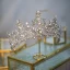 Charming Silver Rhinestone Wedding Tiara 2022 Zircon Alloy Bridal Jewelry Tiara Bridal Hair Accessories