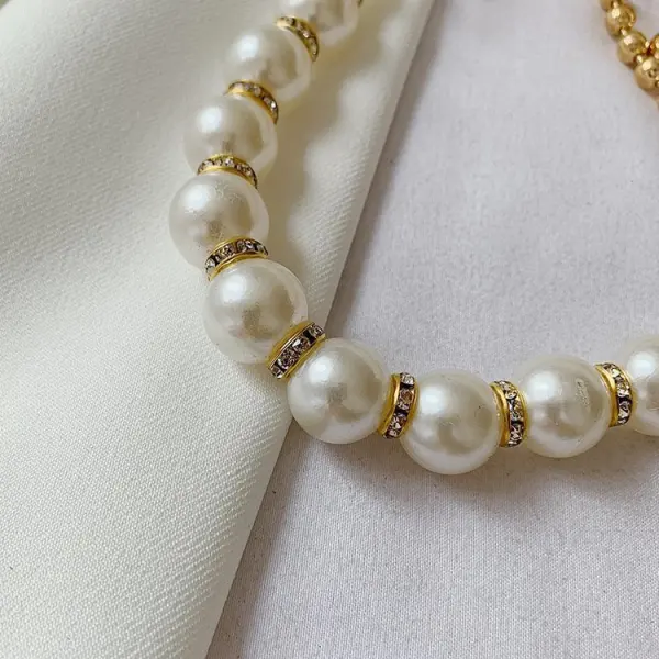 Chic / Beautiful Fashion White Pearl Prom Clutch Bags 2023