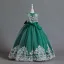 Elegant Burgundy Birthday Lace Flower Flower Girl Dresses 2023 A-Line / Princess Scoop Neck Sleeveless Bow Sash Floor-Length / Long Flower Girl Dresses