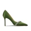Sexy Black Rhinestone Evening Party Pumps 2024 Leather 10 cm Stiletto Heels Pointed Toe Pumps High Heels