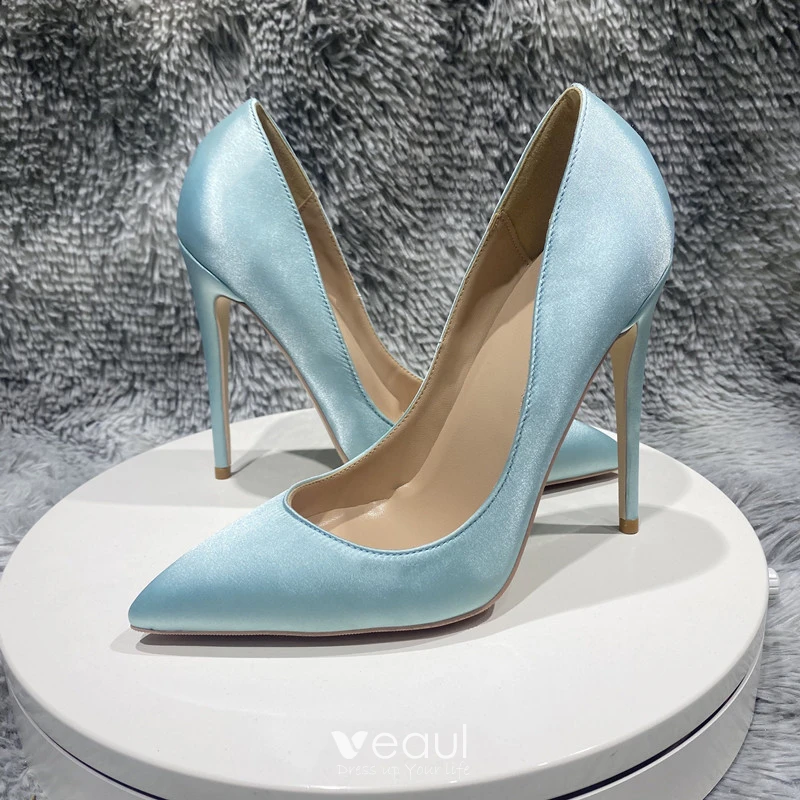 Blue stiletto clearance heels