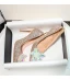 Glitzernden Sexy Silber Kristall Pailletten Brautschuhe 2024 9 cm Stilettos Spitzschuh Hochzeit Pumps Hochhackige