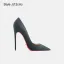 Fashion Black Suede Evening Party Pumps 2023 12 cm Stiletto Heels Pointed Toe Pumps High Heels