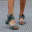 Modest / Simple Summer Orange Street Wear Womens Sandals 2022 Bow X-Strap 5 cm Stiletto Heels Open / Peep Toe Sandals High Heels