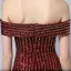 Charming Black Gold Sequins Evening Dresses 2022 Trumpet / Mermaid Off-The-Shoulder Short Sleeve Backless Floor-Length / Long Evening Party Formal Dresses