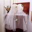 Elegant White Embroidered 1.5 m Tulle Wedding Veils 2025