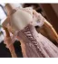 Flower Fairy Blushing Pink Beading Sequins Butterfly Appliques Prom Dresses 2025 A-Line / Princess High Neck Sleeveless Backless Floor-Length / Long Formal Dresses