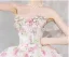 Flower Fairy Bling Bling White Sequins Flower Wedding Dresses 2025 Ball Gown Strapless Sleeveless Backless Floor-Length / Long Tulle