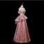 Glitzernden Sexy Pink Perlenstickerei Strass Pailletten Abendkleider 2025 A Linie Off Shoulder Kurze Ärmel Rückenfreies Lange Festliche Kleider