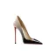 Mode Gradiëntkleur Zwarte Lakleer Gala Pumps 2024 10 cm Naaldhakken / Stiletto Spitse Neus Pumps Hoge Hakken