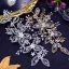 Fashion Silver Handmade  Pearl Rhinestone Alloy Bridal Hair Accessories 2023