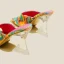 Unusual Summer Multi-Colors Street Wear Womens Sandals 2022 10 cm Stiletto Heels Open / Peep Toe Sandals High Heels