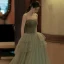 Modest / Simple Sage Green Prom Dresses 2022 A-Line / Princess Strapless Sleeveless Backless Floor-Length / Long Formal Dresses