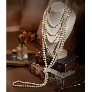 Exaggerated White Pearl Prom Wedding Necklaces 2026 Accessories