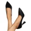 Simple Noire Bureau OL Escarpins 2023 6 cm Talons Aiguilles À Bout Pointu Escarpins Talons Hauts