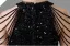 Bling Bling Black Beading Sequins Birthday Flower Girl Dresses 2024 Ball Gown Scoop Neck Sleeveless Backless Floor-Length / Long