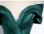 Elegant Dark Green Satin Prom Dresses 2024 Ball Gown Off-The-Shoulder Short Sleeve Backless Floor-Length / Long Prom Formal Dresses