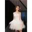Sexy Schwarz Rüschen Kurze Geburtstag Partykleider 2022 Ballkleid Bandeau Ärmellos Rückenfreies Festliche Kleider