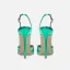 Sexy Purple Evening Party Sequins Womens Sandals 2024 10 cm Stiletto Heels Pointed Toe Sandals High Heels