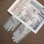 Elegant Lace Flower White Wedding Bridal Gloves 2025 Tulle