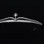 Modest / Simple Gold Alloy Rhinestone Bridal Hair Accessories Wedding Tiara 2022
