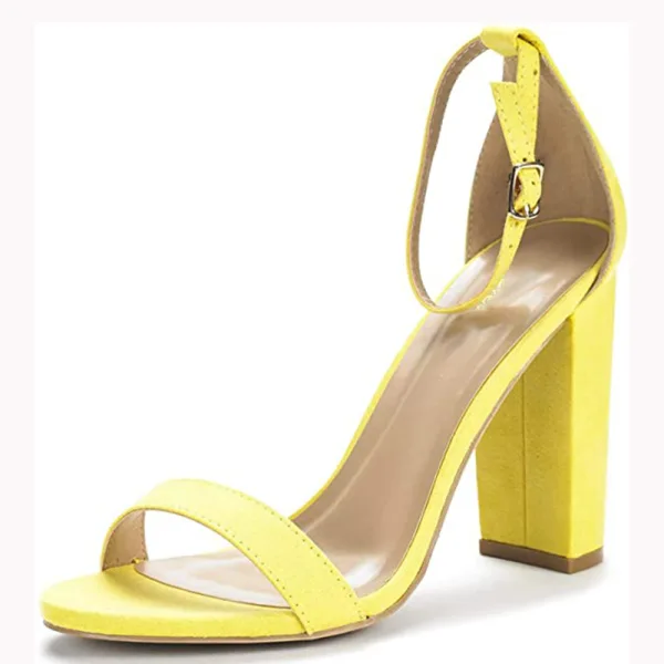 Sexy Rouge Daim Soirée Sandales Femme 2022 Bride Cheville 10 cm Talons Épais Peep Toes / Bout Ouvert Sandales Talons Hauts