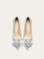 Glittrande Silver Kristall Paljetter Brudskor 2024 10 cm Stilettklackar Spetsiga Bröllop Pumps Högklackade