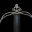 Eenvoudige Zilveren Rhinestone Tiara Bruids Haaraccessoires 2022 Zirkonium Legering Huwelijk Tiara