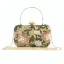Chic / Beautiful Navy Blue Pearl Lace Flower Outdoor / Garden Clutch Bags 2023